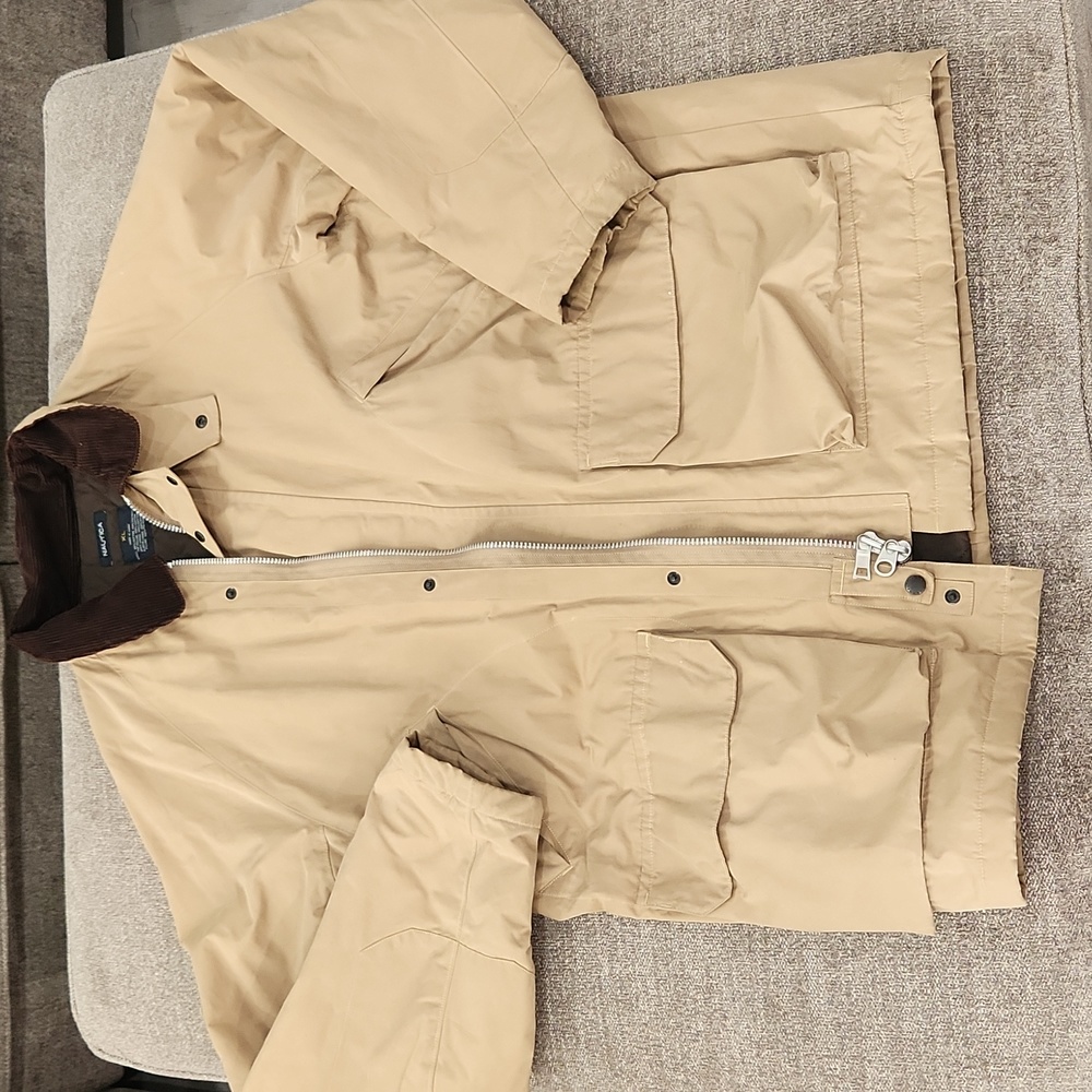 Nautical Coat Men's XL Tan/Brown